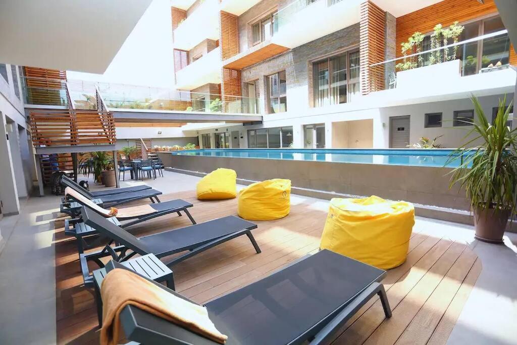 Luxury Apartment At Corniche , Seaview Close Beach Casablanca Bagian luar foto